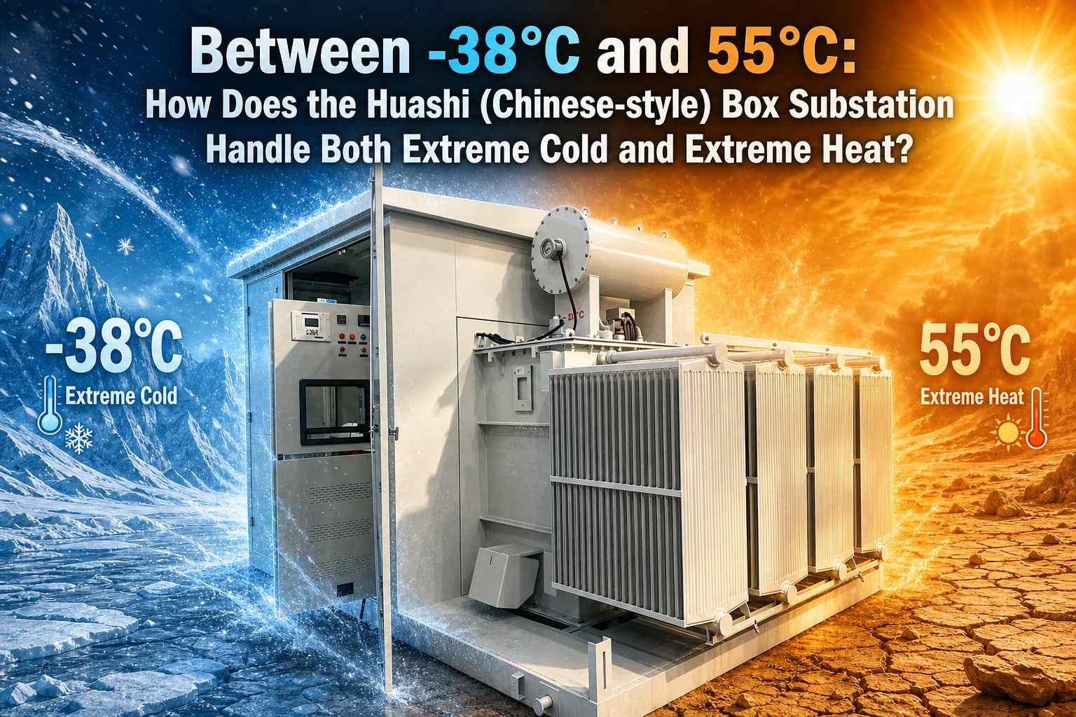-38 °C eta 55 °C artean: nola funtzionatzen du Huashi (txinatar estiloko) kutxa azpiestazioa